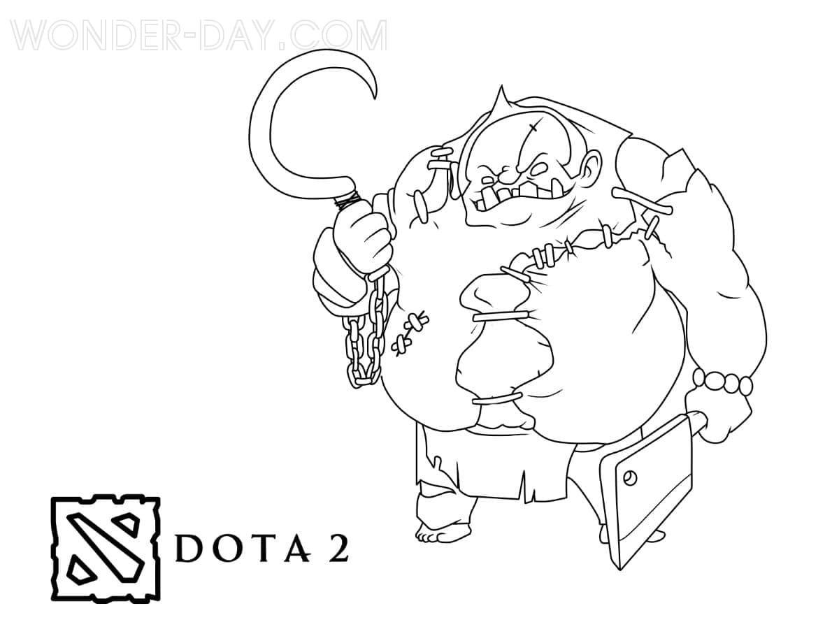 Çocuklar İçin Pudge Boyama Sayfaları 