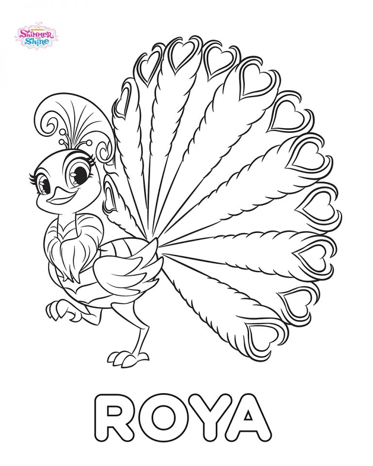 Çocuklar İçin Pırıltı ve Parıltı Boyama Sayfaları 