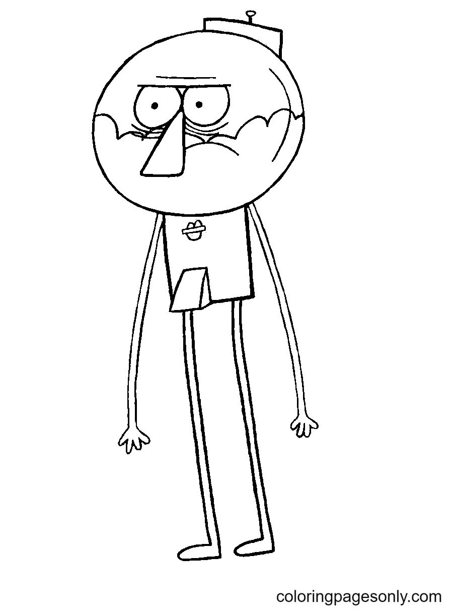 Çocuklar İçin Regular Show Boyama Sayfaları 