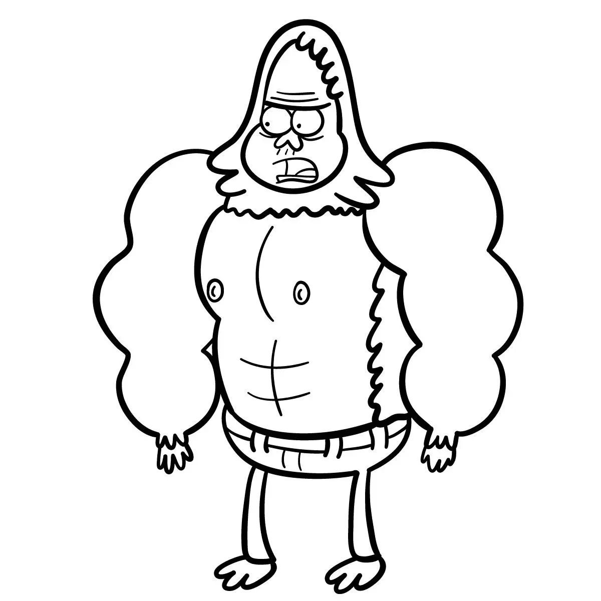 Çocuklar İçin Regular Show Boyama Sayfaları 