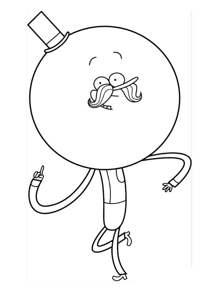 Çocuklar İçin Regular Show Boyama Sayfaları 