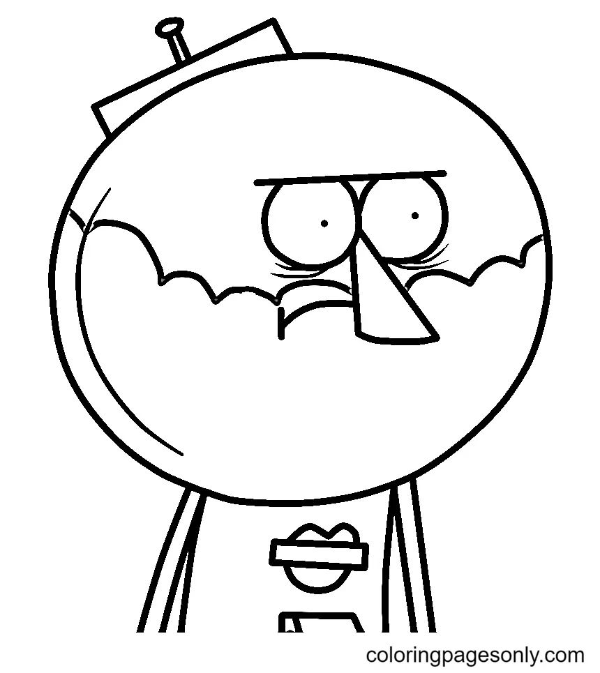 Çocuklar İçin Regular Show Boyama Sayfaları 