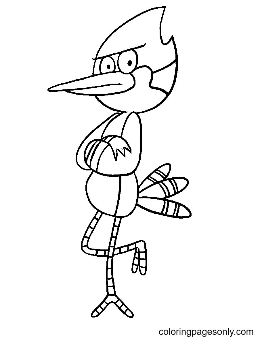 Çocuklar İçin Regular Show Boyama Sayfaları 