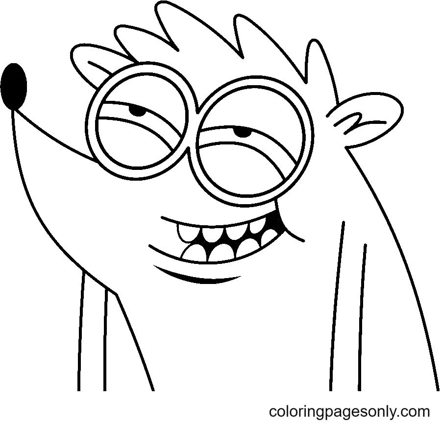 Çocuklar İçin Regular Show Boyama Sayfaları 