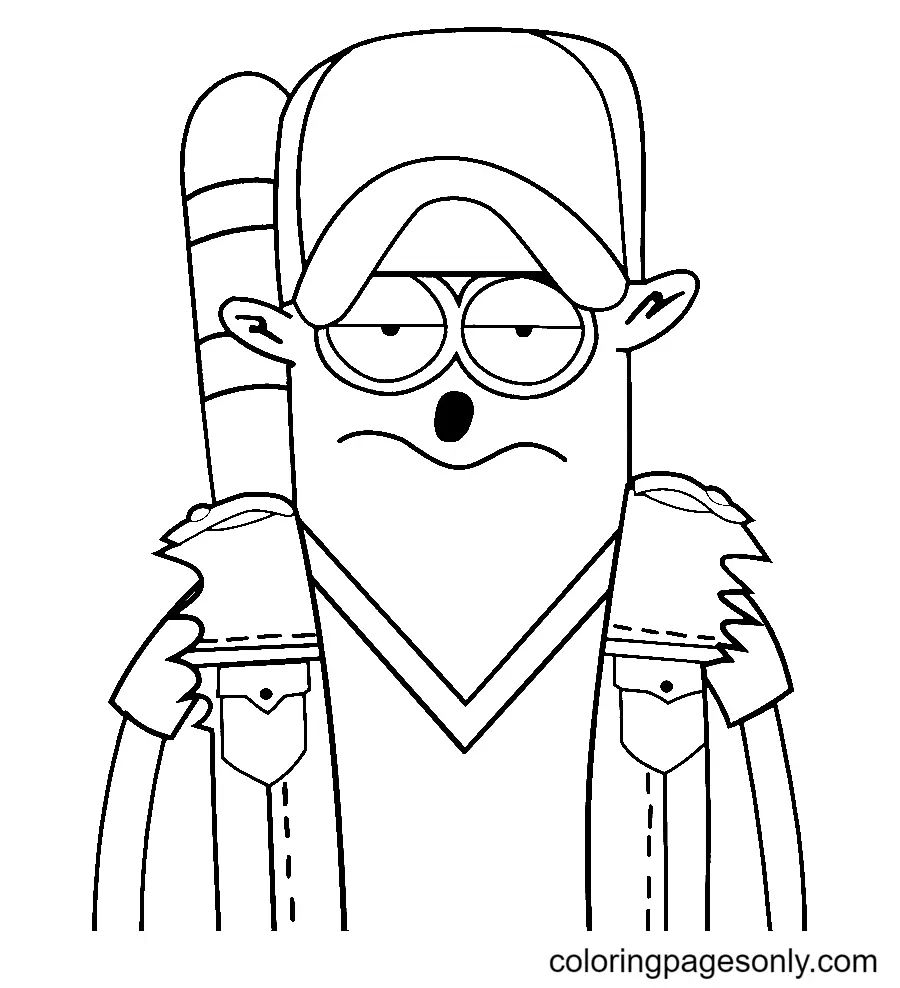 Çocuklar İçin Regular Show Boyama Sayfaları 