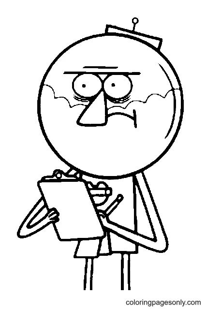 Çocuklar İçin Regular Show Boyama Sayfaları 