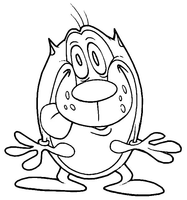 Çocuklar İçin Ren ve Stimpy Boyama Sayfaları 