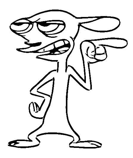 Çocuklar İçin Ren ve Stimpy Boyama Sayfaları 