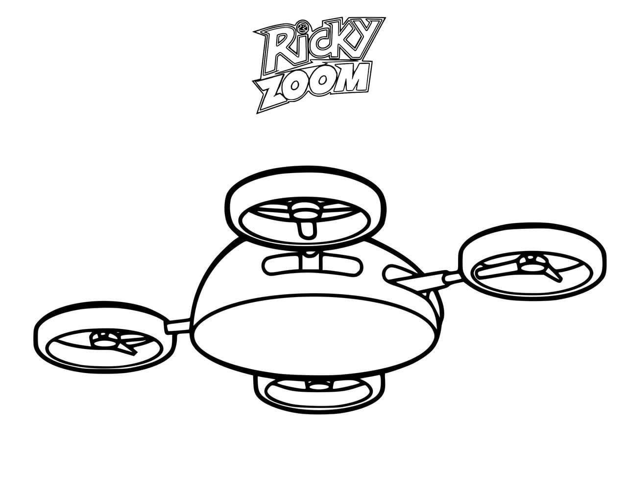 Çocuklar İçin Ricky Zoom Boyama Sayfaları 