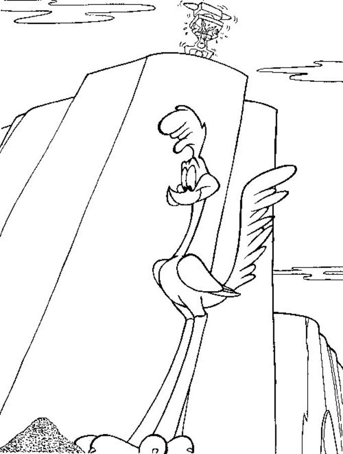 Çocuklar İçin Road Runner Boyama Sayfaları 
