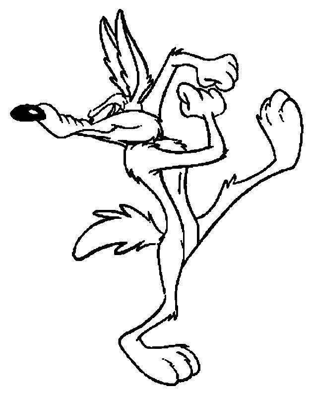 Çocuklar İçin Road Runner Boyama Sayfaları 