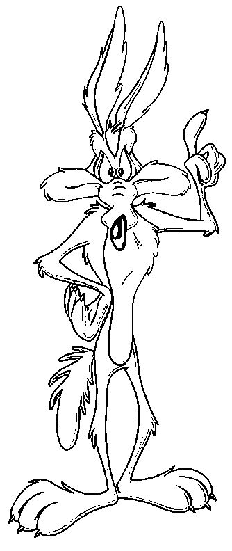 Çocuklar İçin Road Runner Boyama Sayfaları 