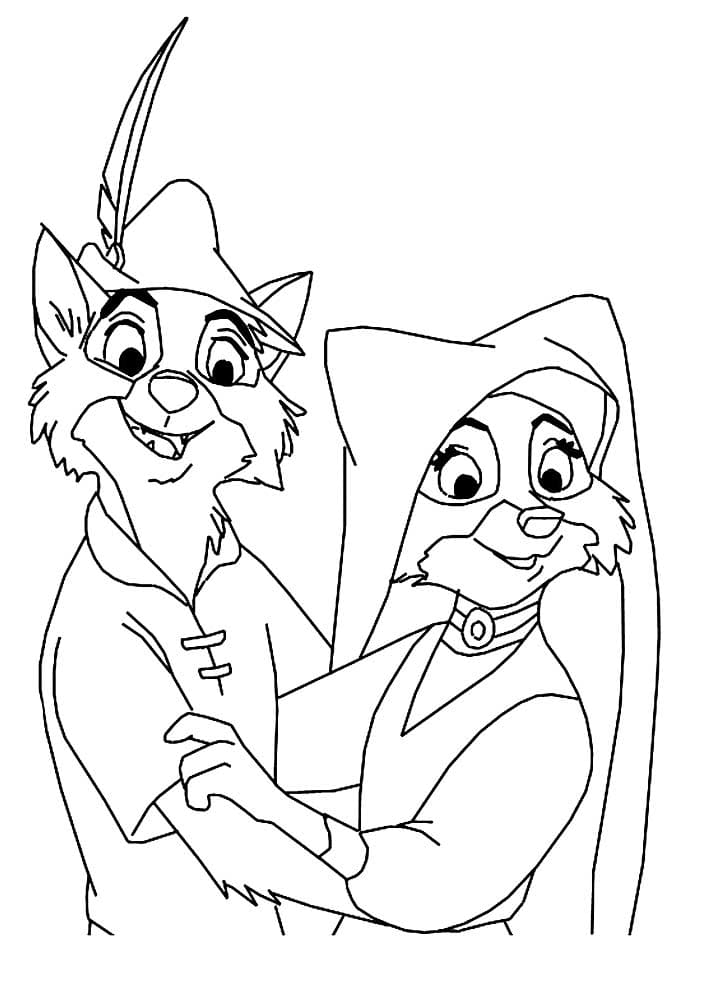 Çocuklar İçin Robin Hood Boyama Sayfaları 
