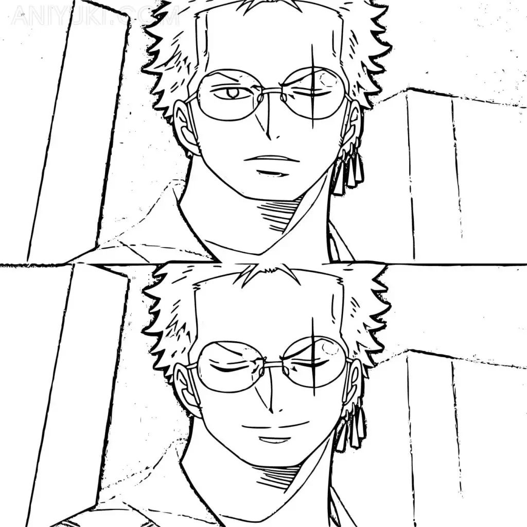 Çocuklar İçin Roronoa Zoro Boyama Sayfaları 