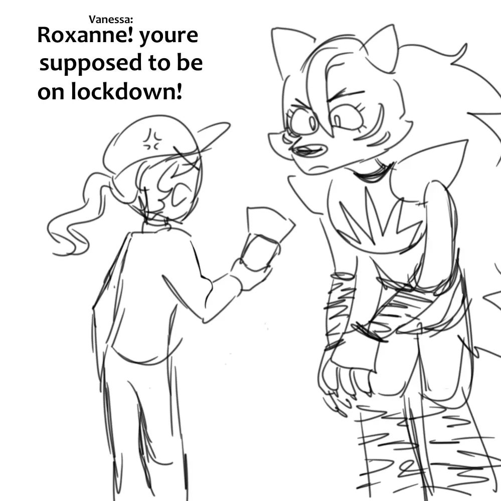 Çocuklar İçin Roxanne Wolf Boyama Sayfaları 