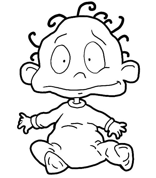 Çocuklar İçin Rugrats Boyama Sayfaları 