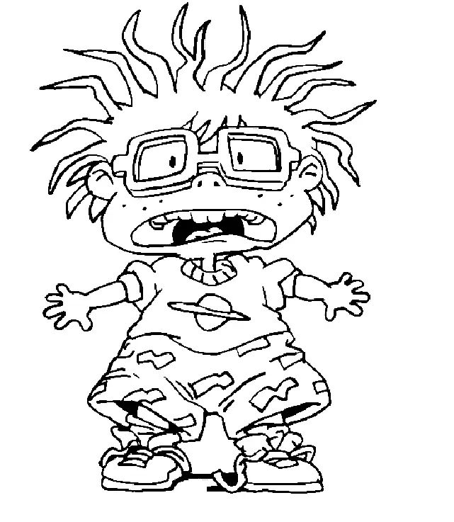 Çocuklar İçin Rugrats Boyama Sayfaları 