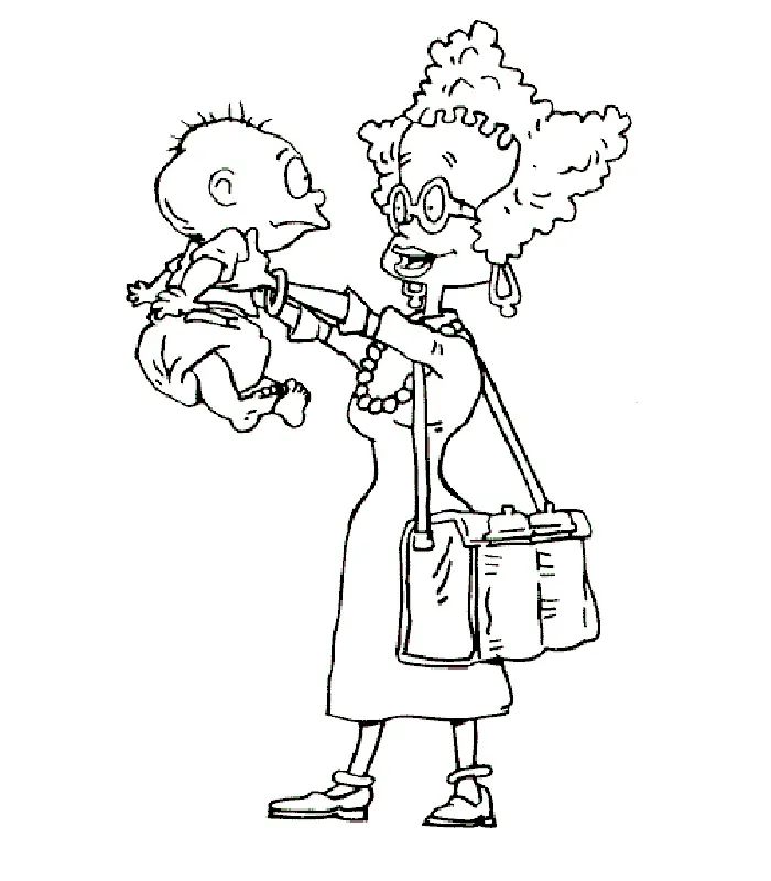 Çocuklar İçin Rugrats Boyama Sayfaları 