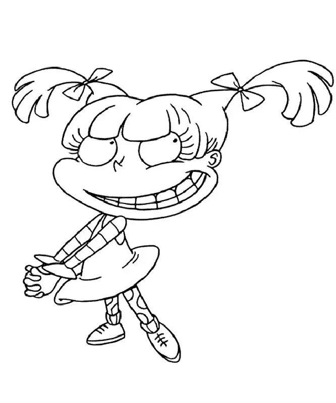 Çocuklar İçin Rugrats Boyama Sayfaları 
