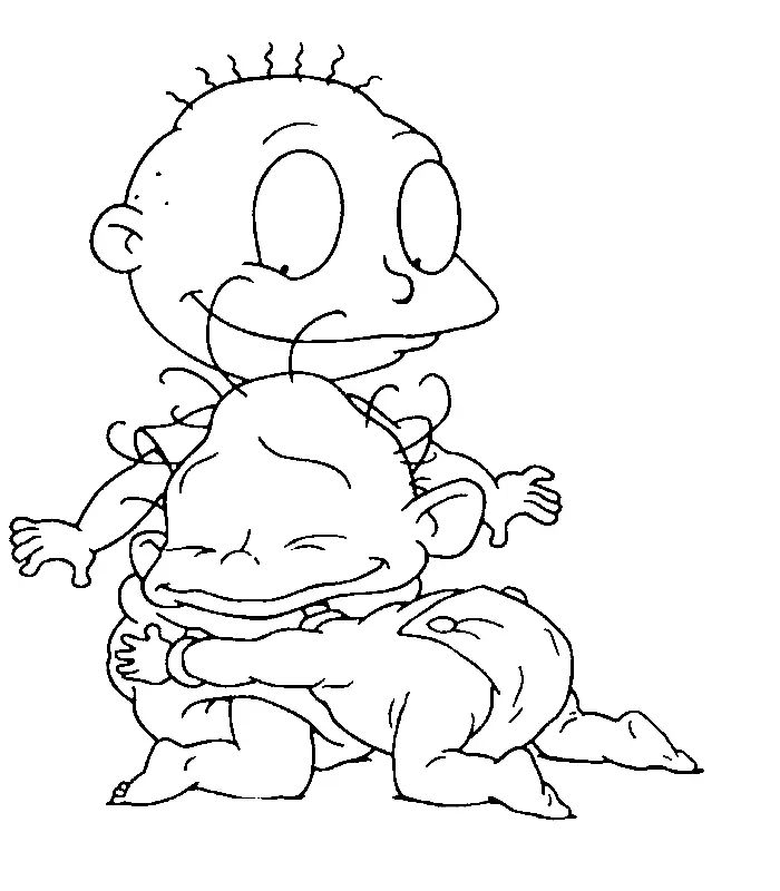 Çocuklar İçin Rugrats Boyama Sayfaları 