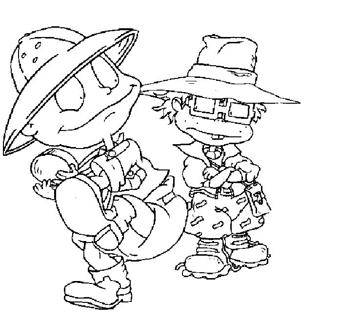Çocuklar İçin Rugrats Boyama Sayfaları 