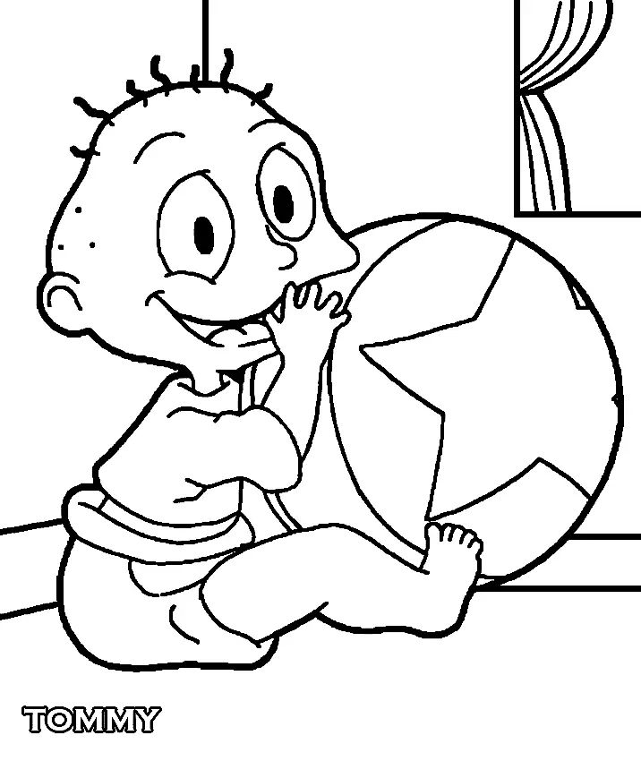 Çocuklar İçin Rugrats Boyama Sayfaları 