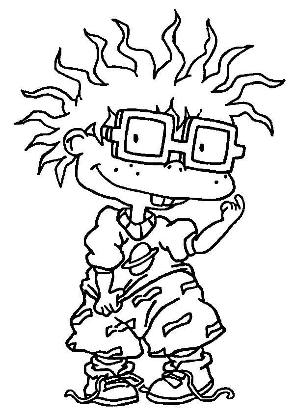 Çocuklar İçin Rugrats Boyama Sayfaları 