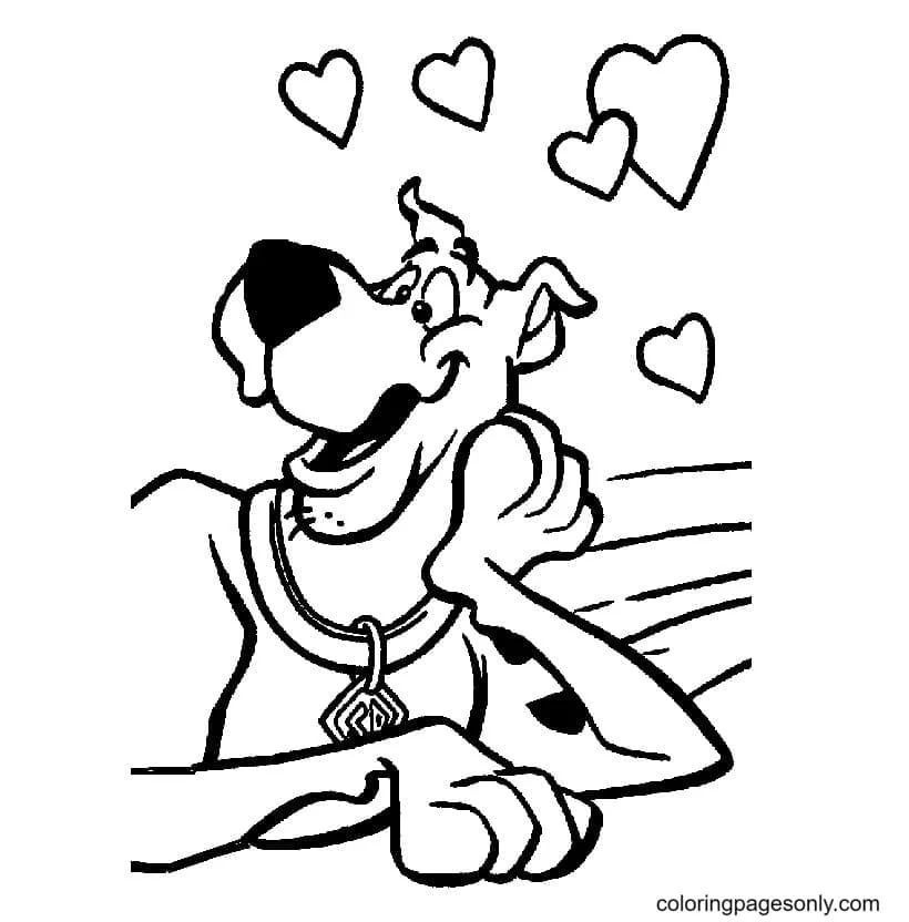 Çocuklar İçin Scooby Doo Boyama Sayfaları 
