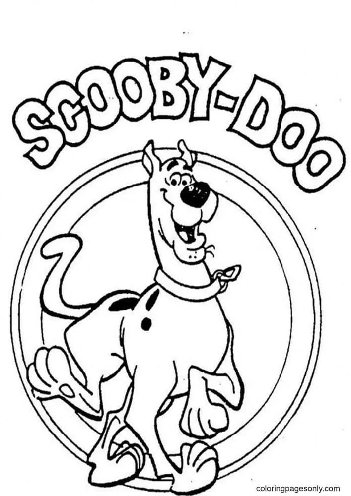 Çocuklar İçin Scooby Doo Boyama Sayfaları 