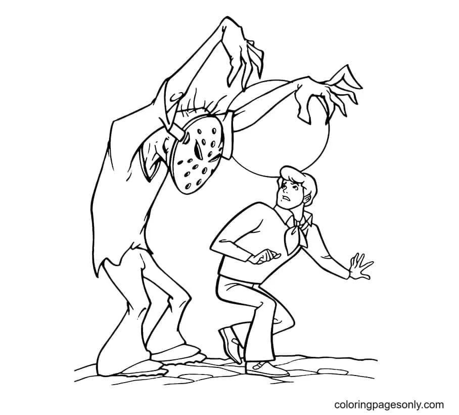 Çocuklar İçin Scooby Doo Boyama Sayfaları 