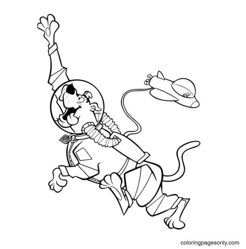 Çocuklar İçin Scooby Doo Boyama Sayfaları 