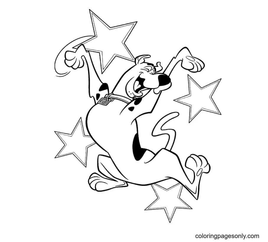 Çocuklar İçin Scooby Doo Boyama Sayfaları 