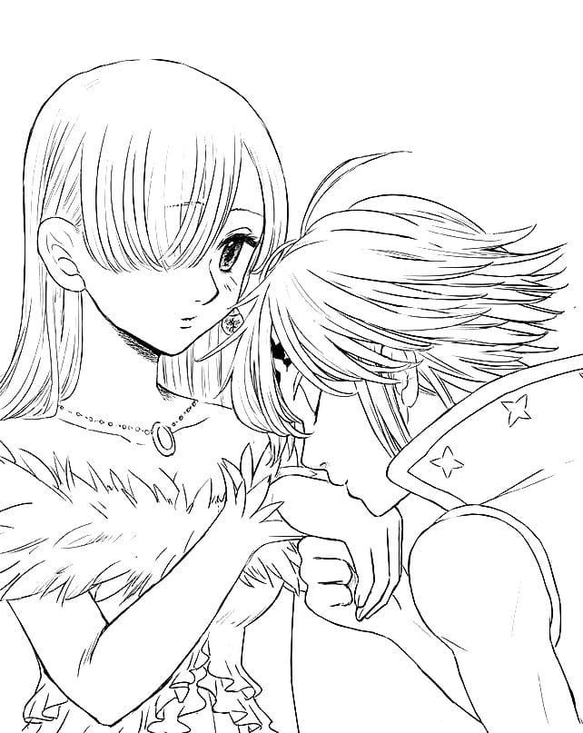Çocuklar İçin Seven Deadly Sins Boyama Sayfaları 