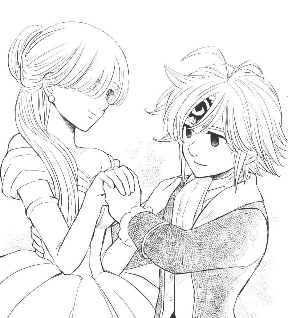Çocuklar İçin Seven Deadly Sins Boyama Sayfaları 