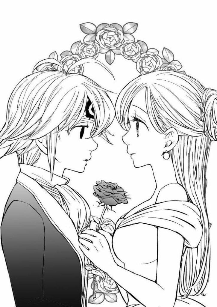 Çocuklar İçin Seven Deadly Sins Boyama Sayfaları 