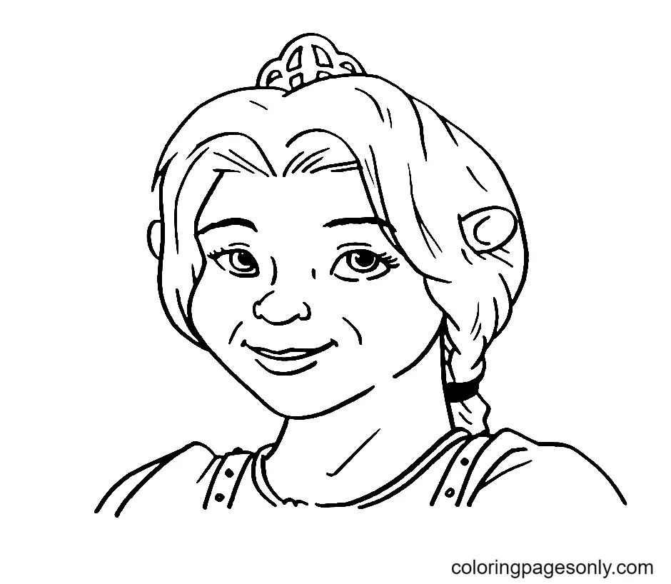 Çocuklar İçin Shrek Boyama Sayfaları 