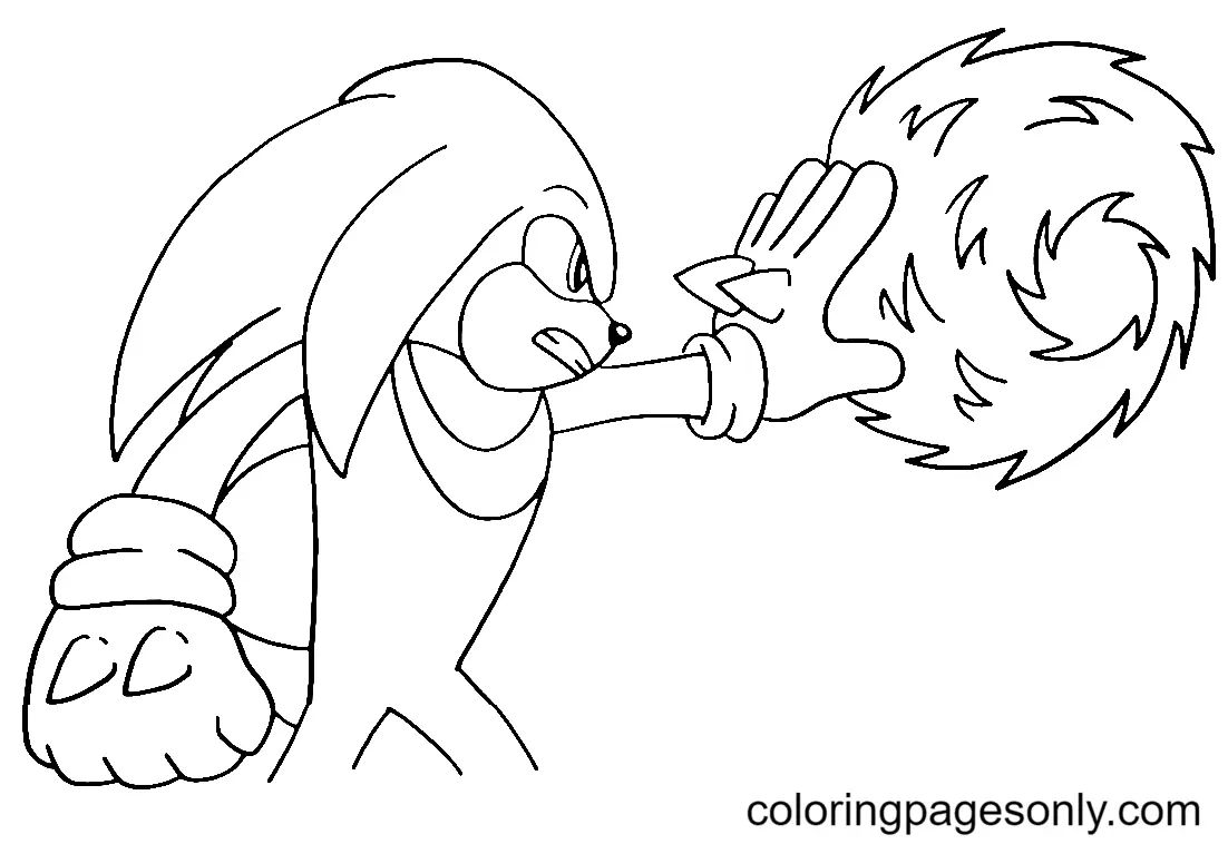 Çocuklar İçin Sonic-The Hedgehog 2 Boyama Sayfaları 