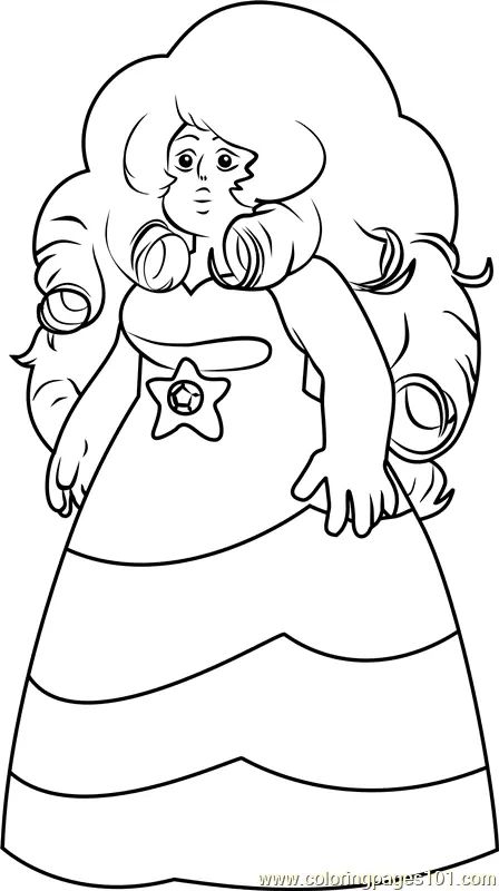 Çocuklar İçin Steven Universe Boyama Sayfaları 
