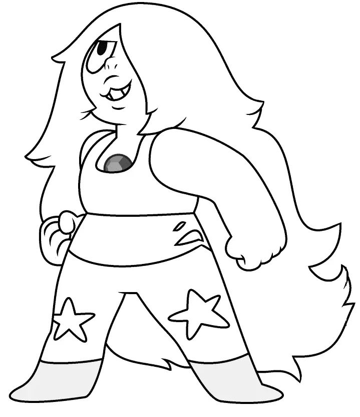 Çocuklar İçin Steven Universe Boyama Sayfaları 