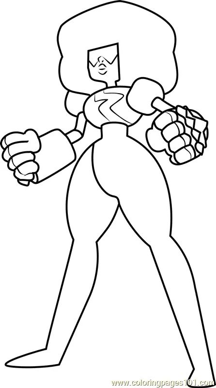 Çocuklar İçin Steven Universe Boyama Sayfaları 