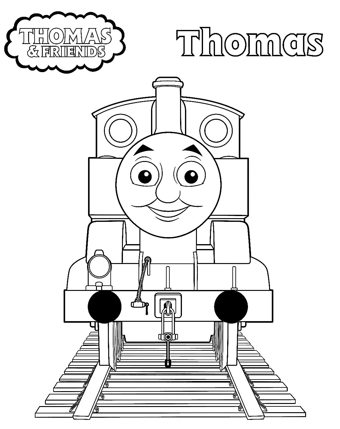 Çocuklar İçin Thomas ve Arkadaşları Boyama Sayfaları 