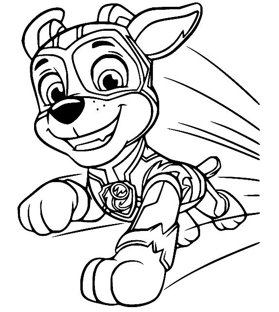 Çocuklar İçin Tracker Paw Boyama Sayfaları 