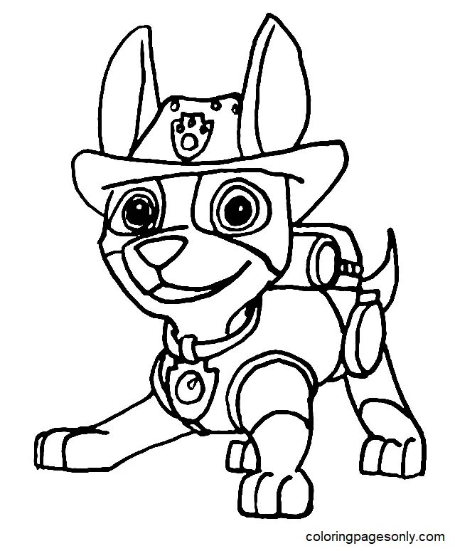 Çocuklar İçin Tracker Paw Boyama Sayfaları 
