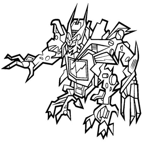 Çocuklar İçin Transformers Boyama Sayfaları 