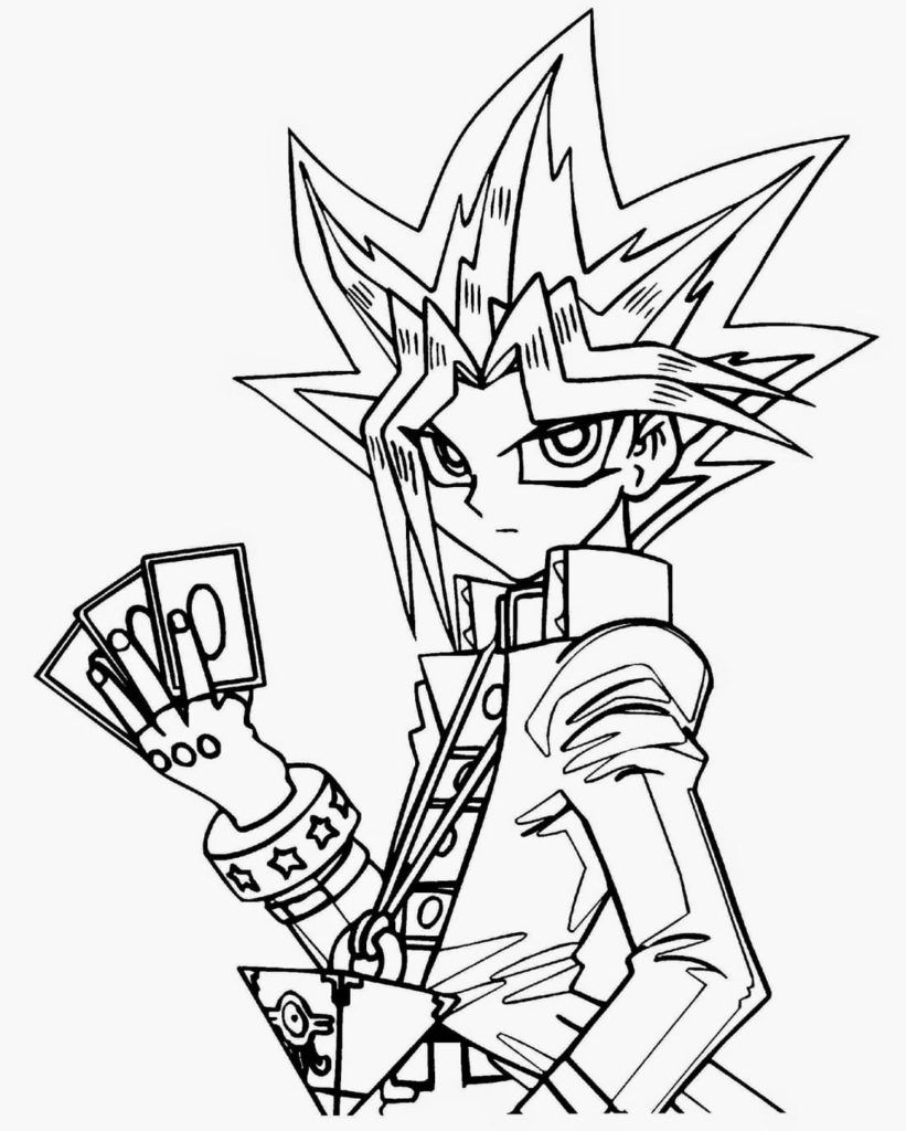 Çocuklar İçin Yu-Gi-Oh Boyama Sayfaları 