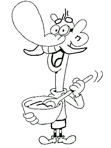 Çocuklar İçin Çorba Chowder Boyama Sayfaları 