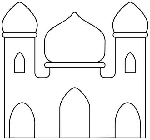 Çocuklar İçin  ülkeler islam Boyama Sayfaları 