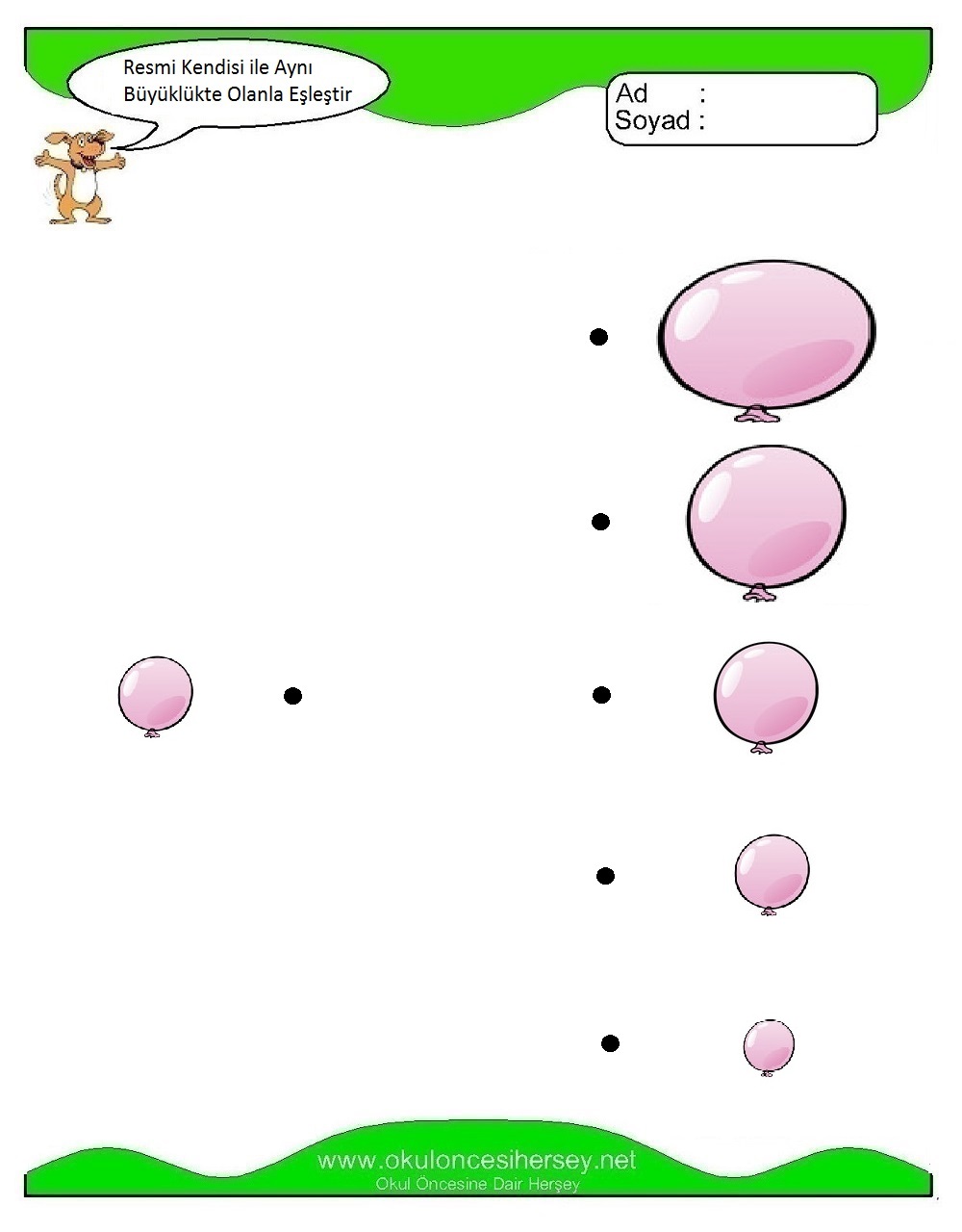 Resmi Aynı Büyüklükte Olan İle Eşleştir