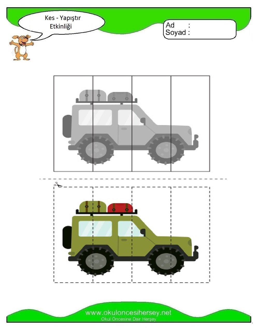 Kes Yapıştır Çalışmaları