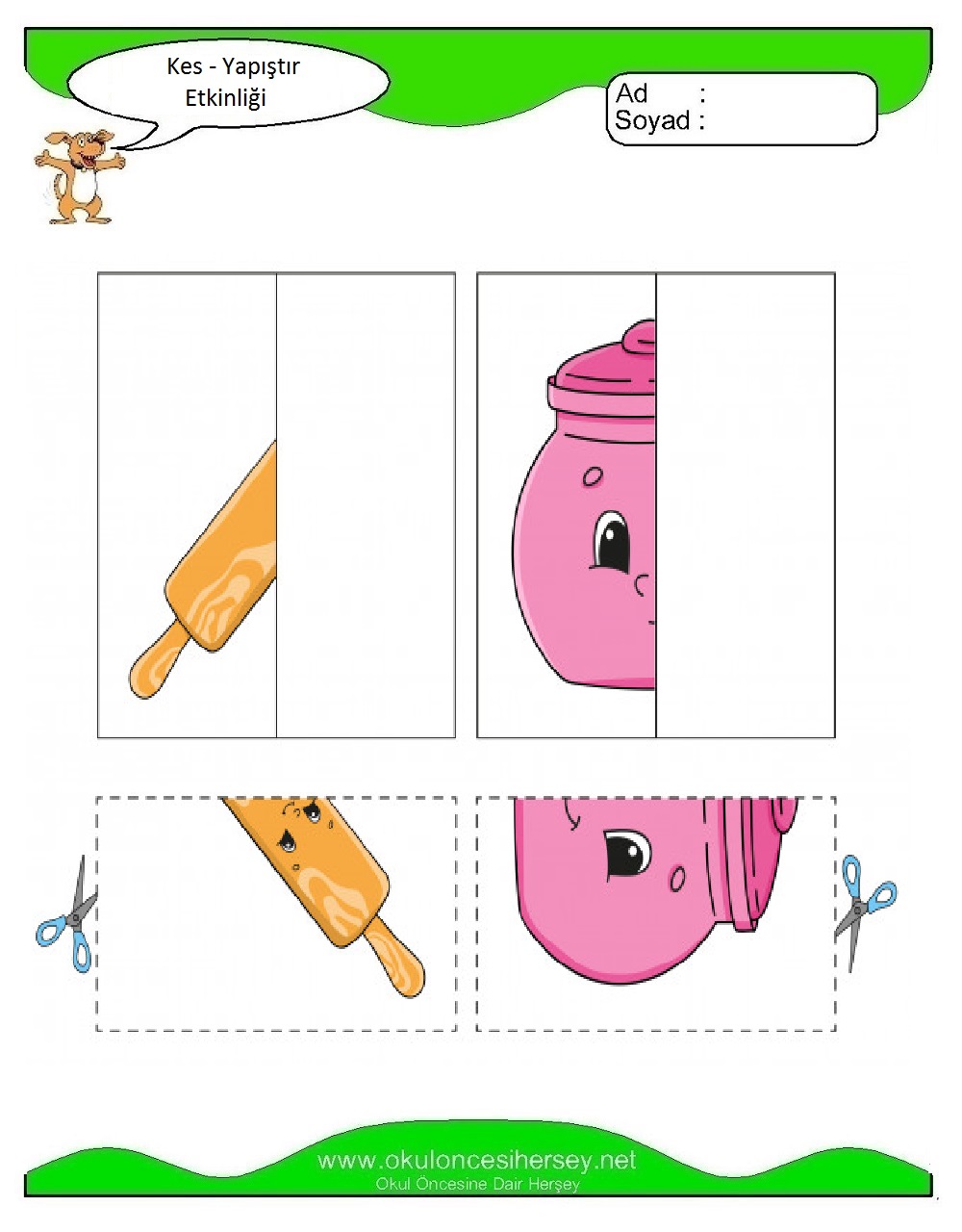 Kes Yapıştır Çalışmaları